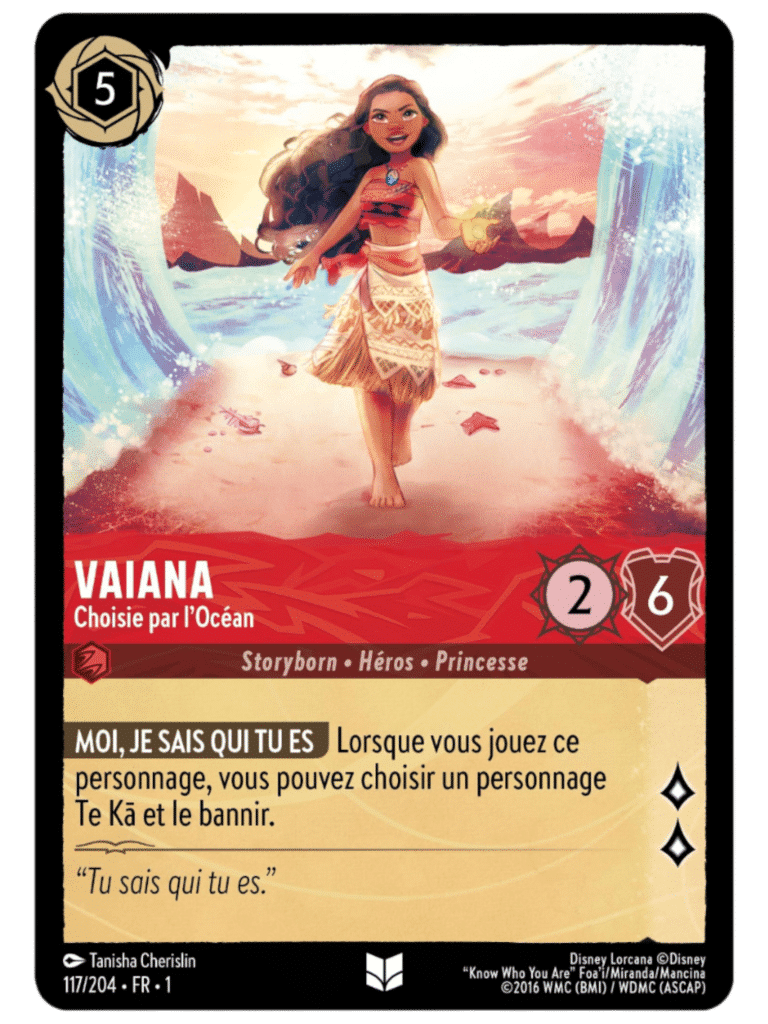 Vaiana Choisie par l’océan