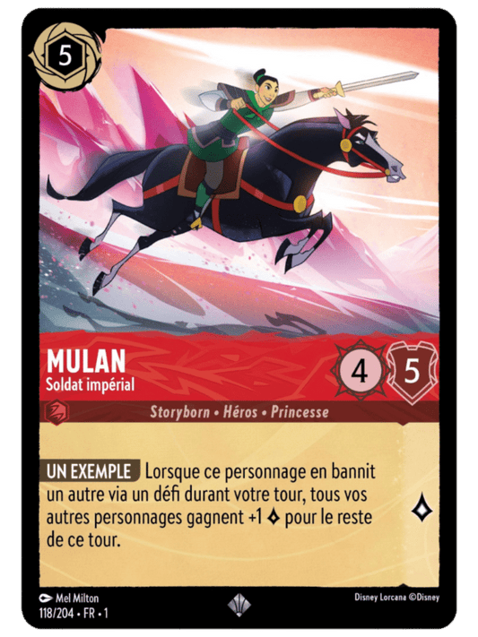 Mulan Soldat Impérial
