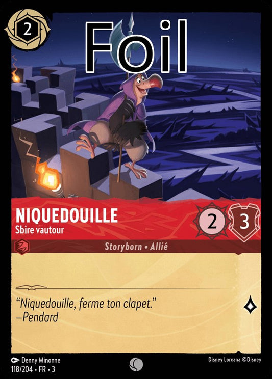 Niquedouille foil Sbire vautour