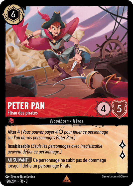 Peter Pan Fléau des pirates