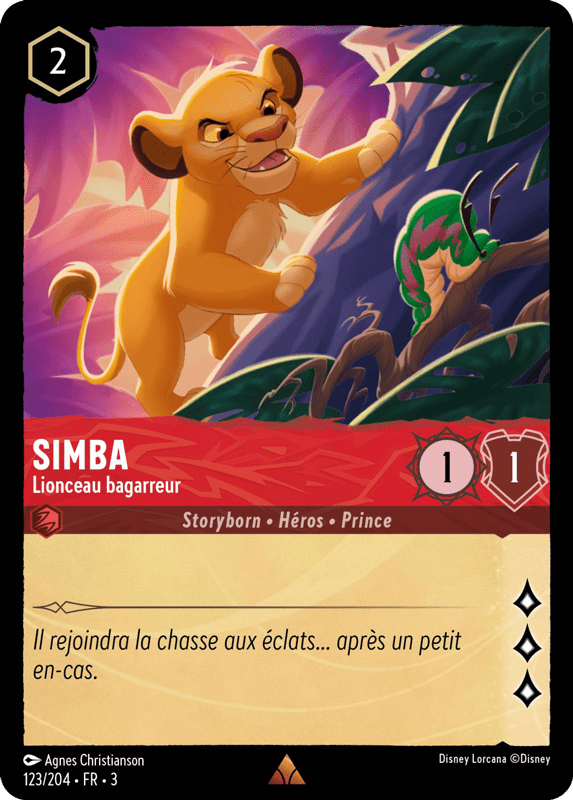 Simba Lionceau bagarreur