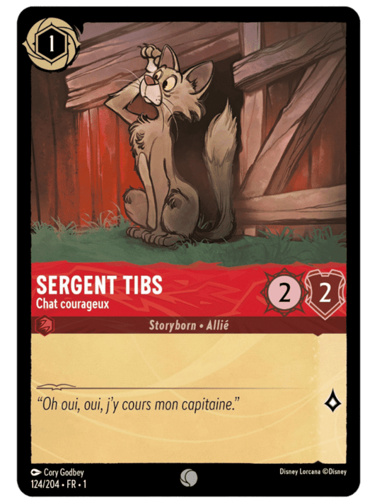 Sergent Tibs Chat courageux