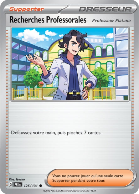 Recherches ProfessoralesProfesseur Platane