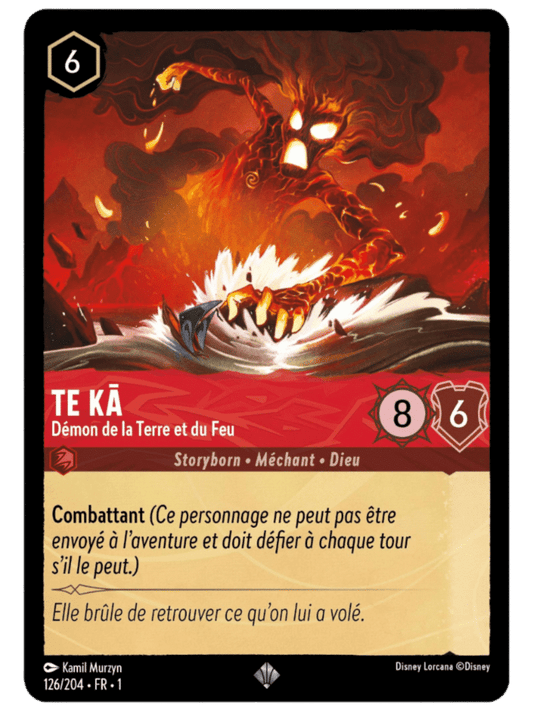 Te Ka Démon de la Terre et du Feu