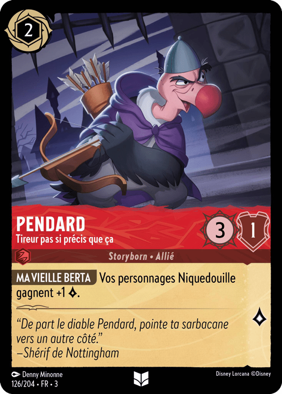 Pendard Tireur pas si précis que ça