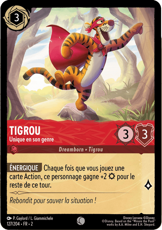 Tigrou Unique en son genre