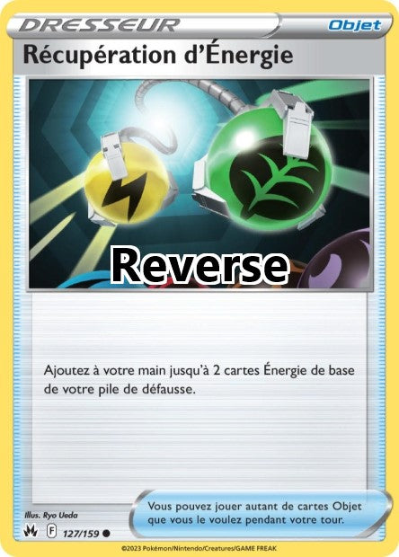 Récupération d'Énergie reverse
