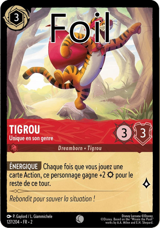 Tigrou Foil Unique en son genre