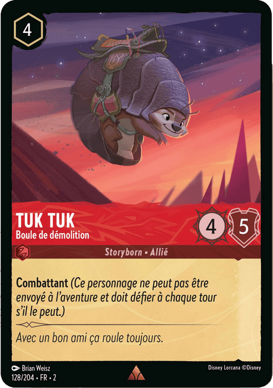 Tuktuk Boule de démolition