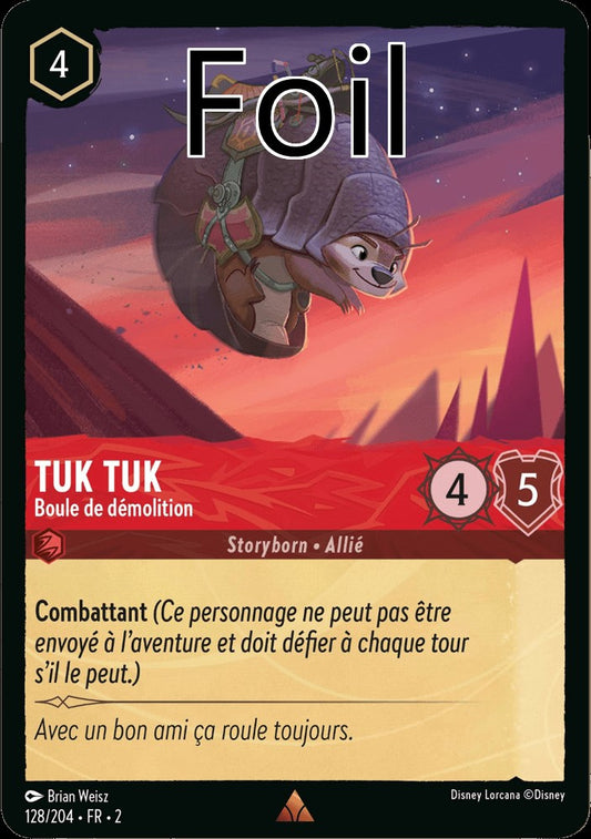 Tuktuk Foil Boule de démolition