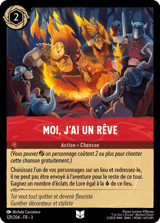 Moi, j’ai un rêve