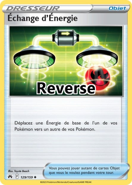 Échange d'Énergie reverse