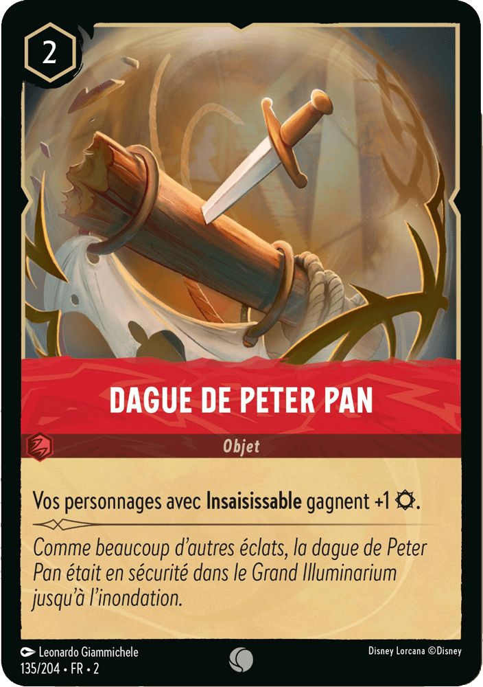 Dague de Peter Pan