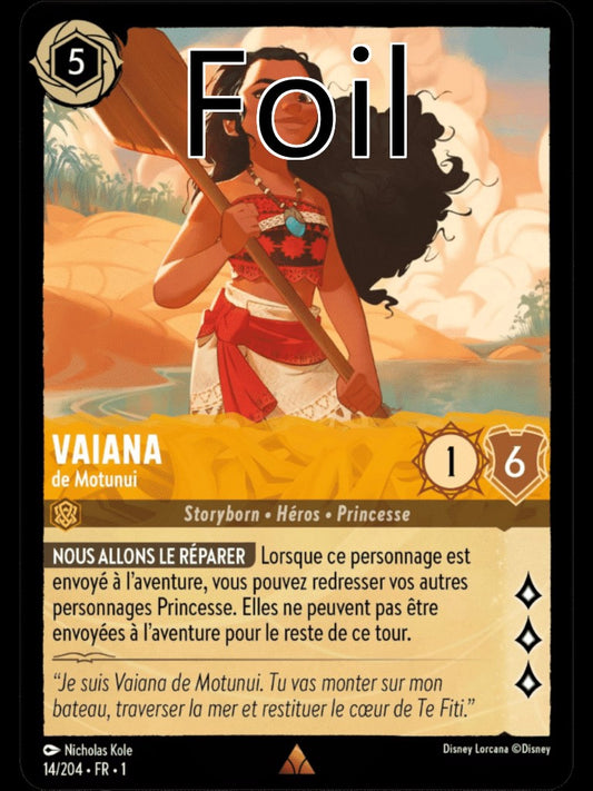 Vaiana Foil 
De Motunui