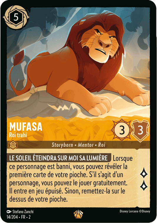 Mufasa Roi trahi
