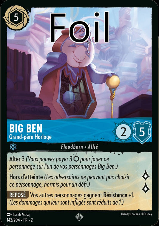 Big Ben Foil 
Grand-père horloge