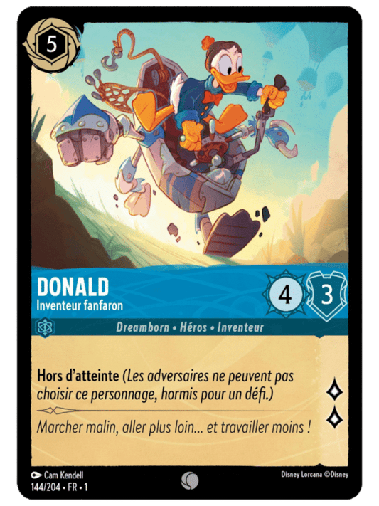 Donald Duck Inventeur fanfaron