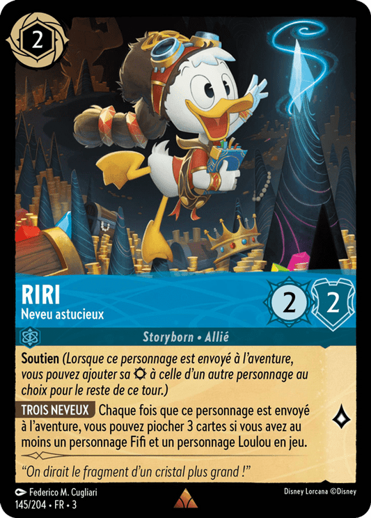 Riri Neveu astucieux