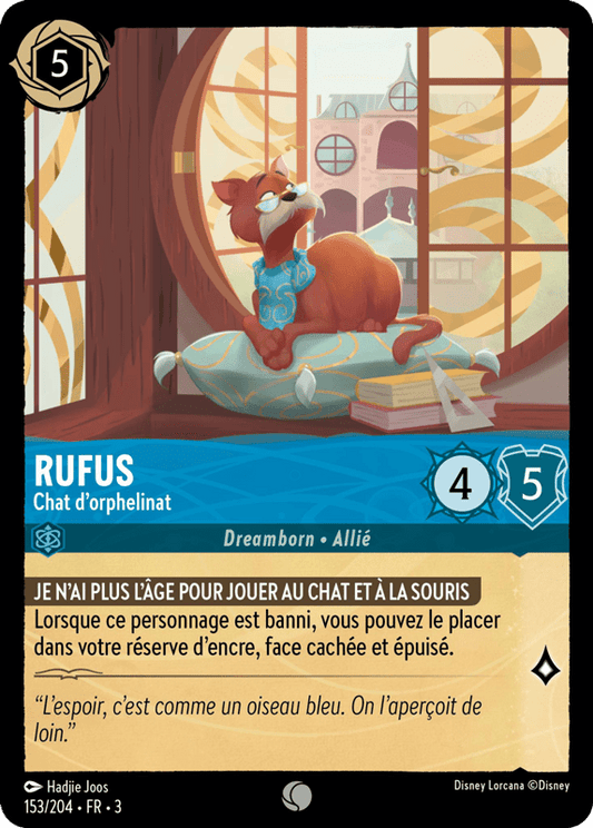 Rufus Chat d’orphelinat