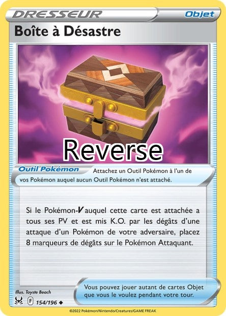 Boîte à Désastre reverse