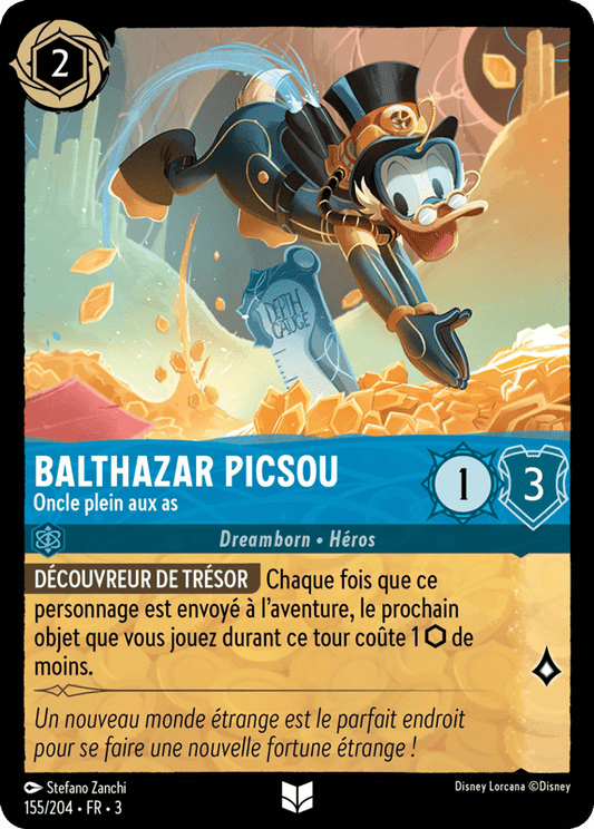 Balthazar Picsou Oncle plein aux as