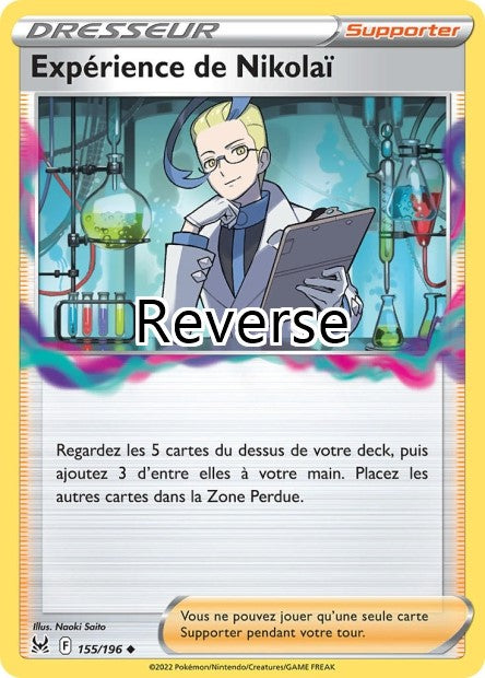 Expérience de Nikolaï reverse