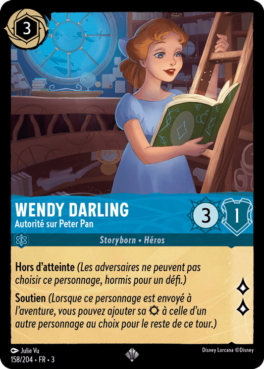 Wendy Darling Autorité sur Peter Pan