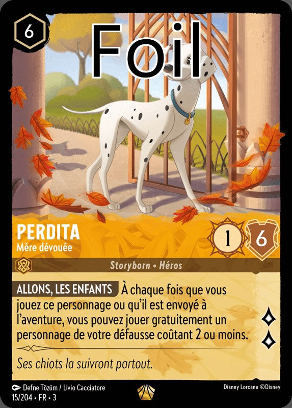 Perdita foil Mère dévouée