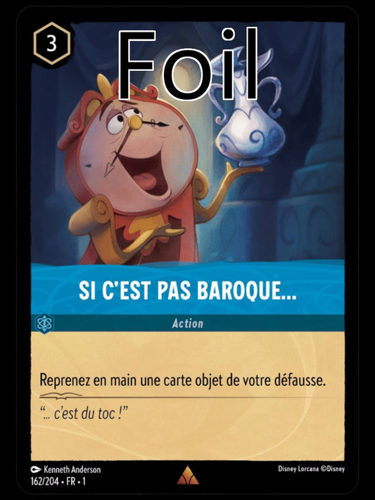 Si ce n’est pas baroque Foil