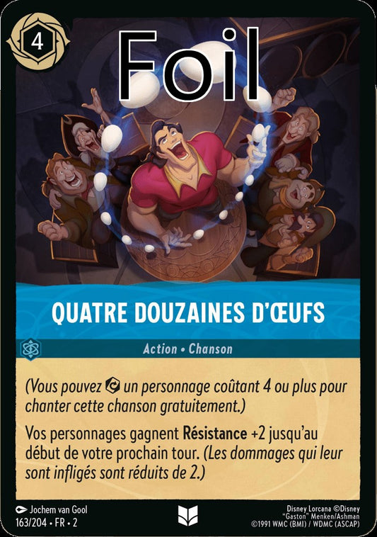 Quatre Douzaine d’oeufs Foil