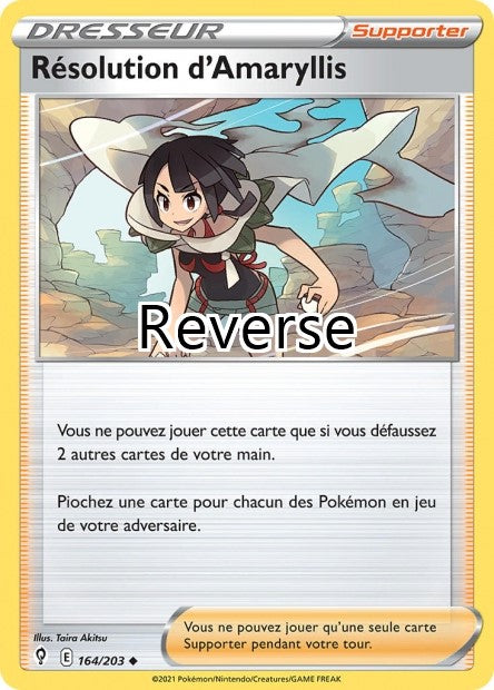 Résolution d'Amaryllis reverse