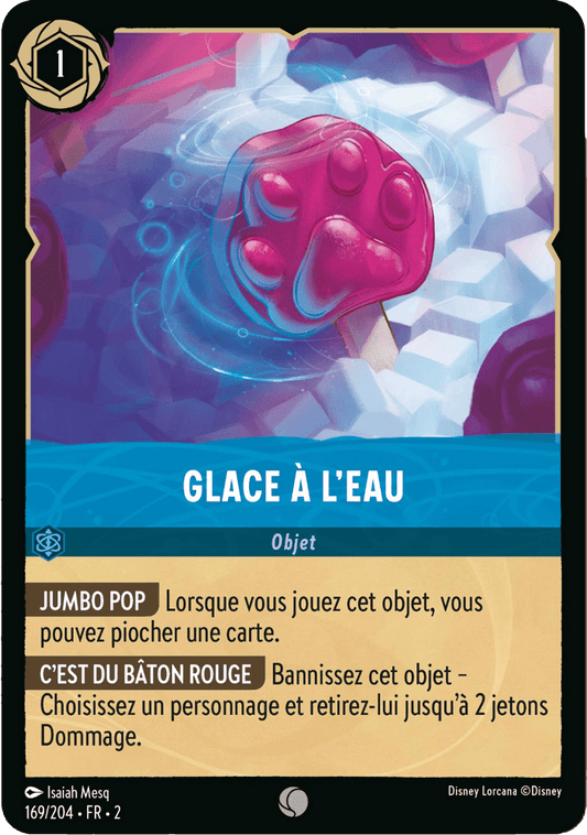 Glace à l’eau