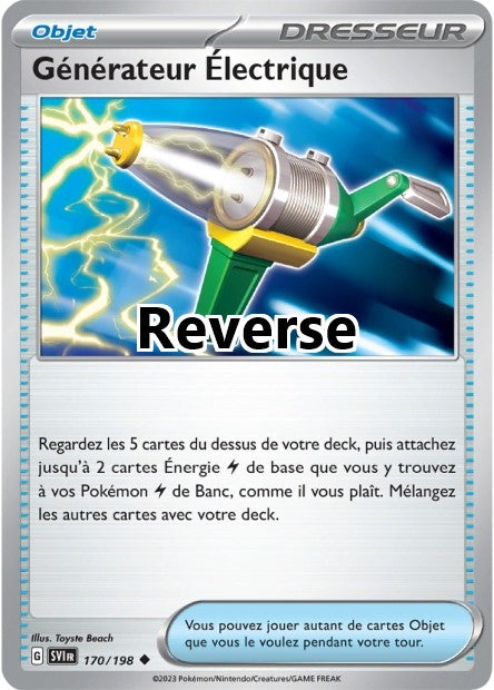 Générateur Électrique reverse