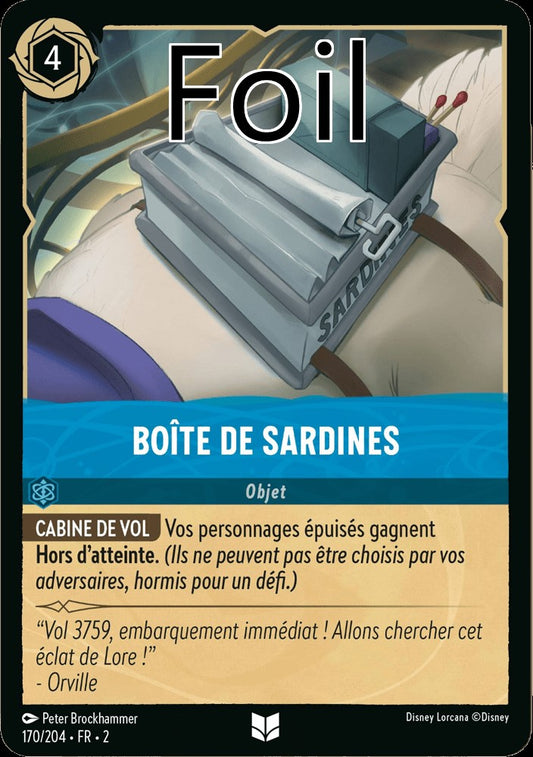 Boite de sardines Foil