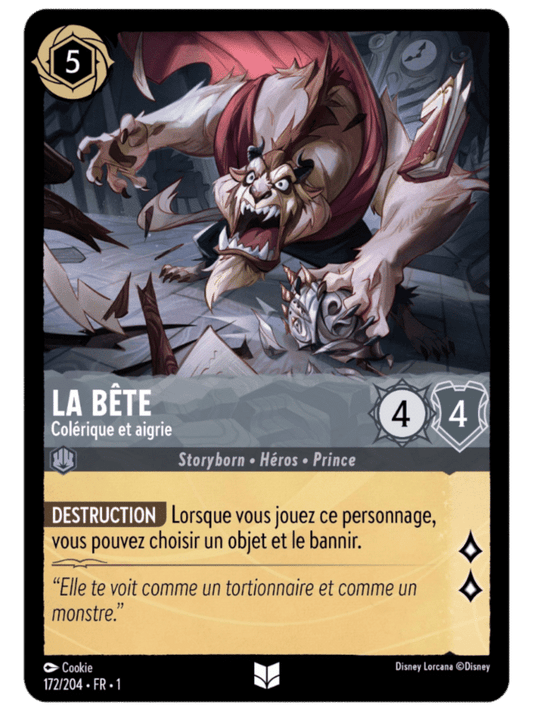 La Bête Colérique et aigrie