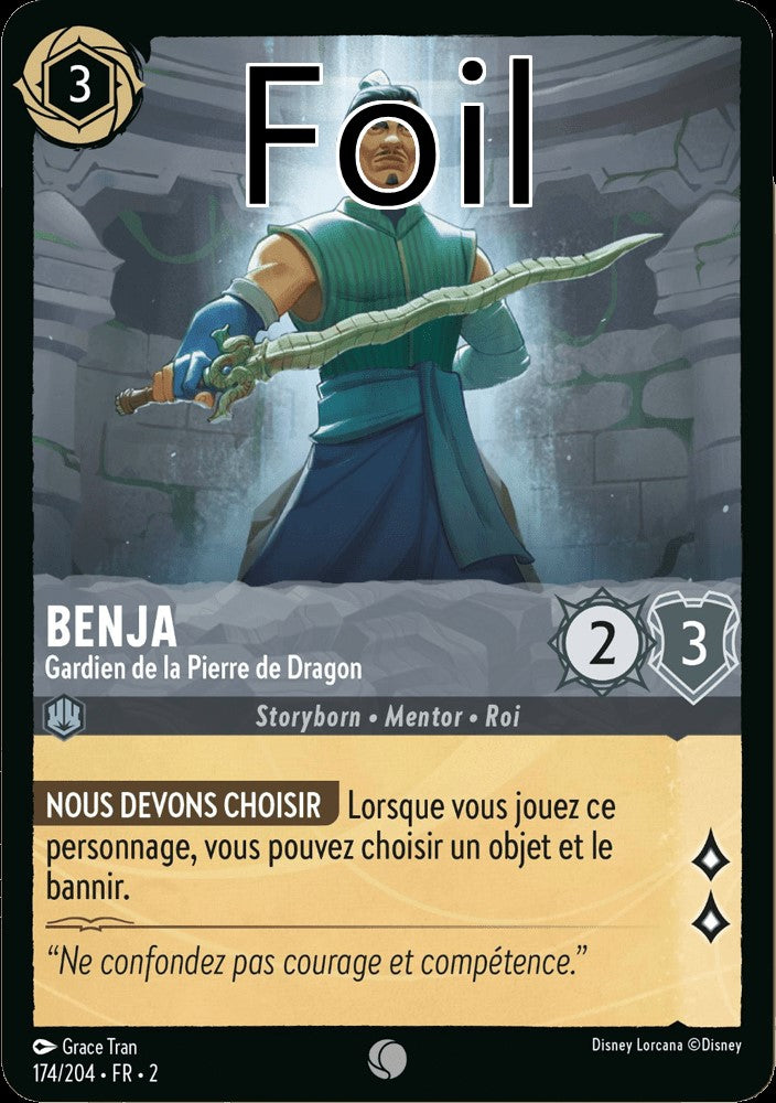 Benja Foil 
Gardien de la Pierre de Dragon
