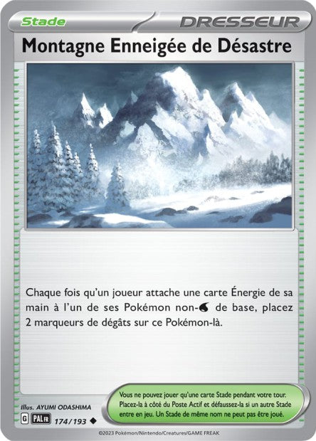 Montagne Enneigé de Désastre