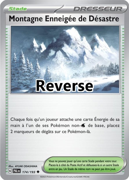 Montagne Enneigé de Désastre reverse
