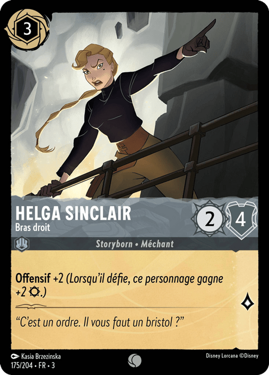 Helga Sinclair Bras droit