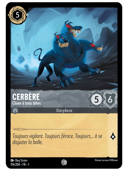 Cerbère Chien à trois têtes