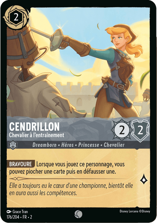 Cendrillon Chevalier à l’entraînement