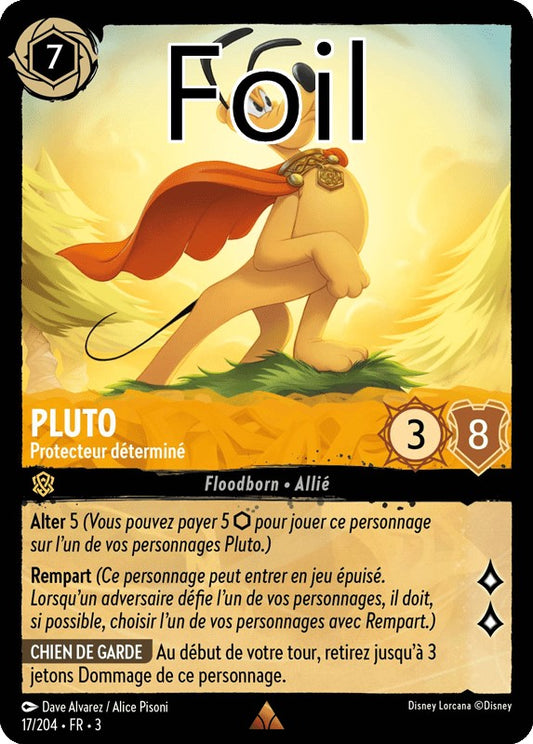 Pluto foil Protecteur déterminé