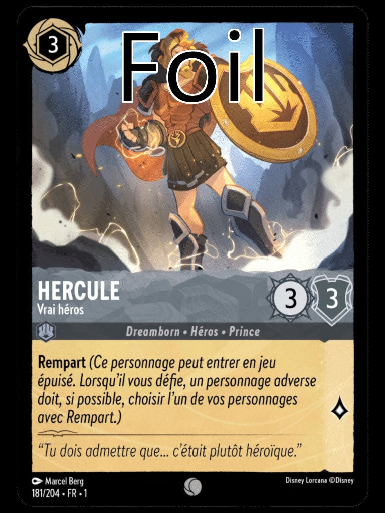Hercule Foil 
Vrai Héros