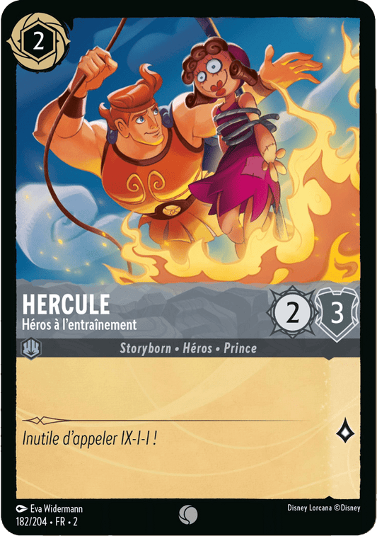 Hercule Héros à l’entrainement