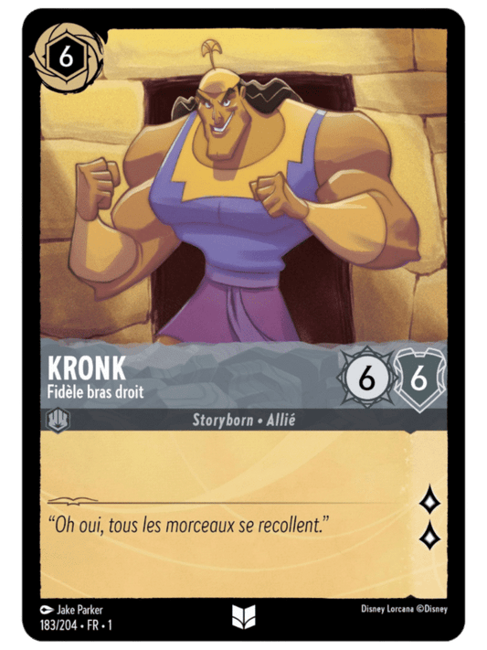 Kronk Fidèle bras droit