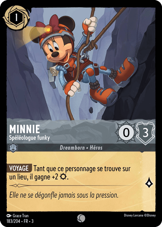Minnie Spéléologue funky