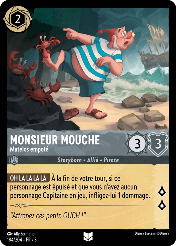 Monsieur Mouche Matelos empoté