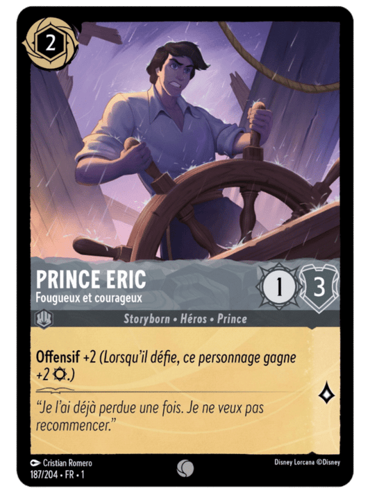 Prince Éric Fougueux et courageux