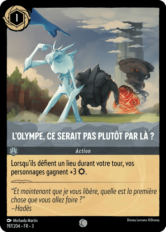 L’olympe, ce ne serait pas plutôt par là ?