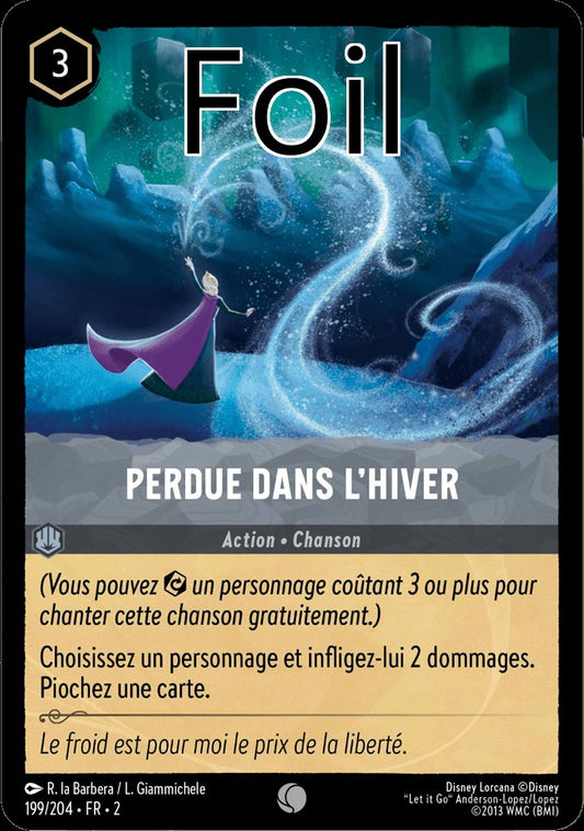 Perdue dans l’hiver Foil